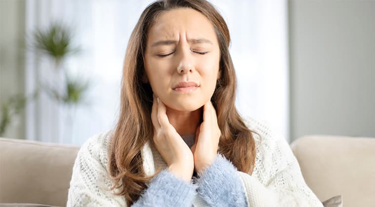 Dolor de garganta persistente