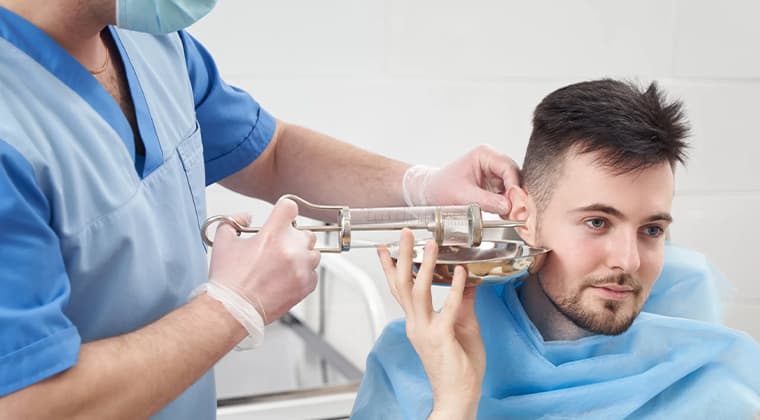 Lavado de oídos / Extracción de cerumen
